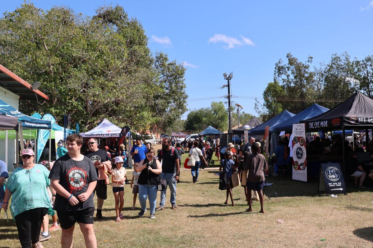 Crowd at Barunga Festival 2023