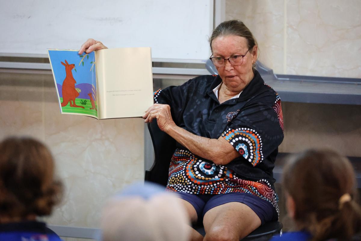 Mataranka Library Hosts Australian Reading Hour Roper Gulf Regional