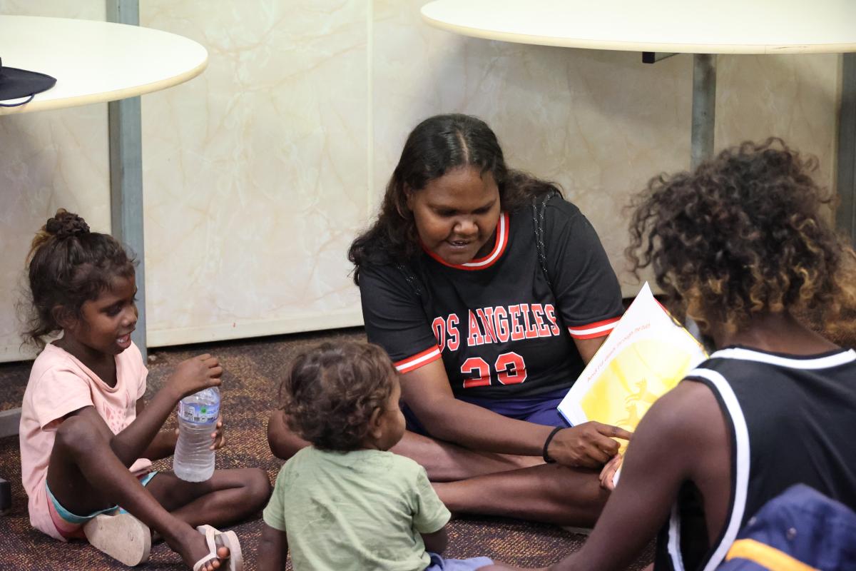 Mataranka Library Hosts Australian Reading Hour Roper Gulf Regional