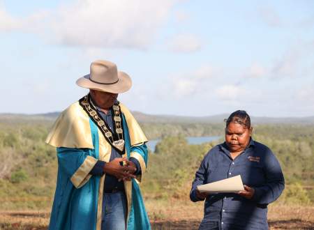 Mayor Tony Jack and Councillor Olga Daniels