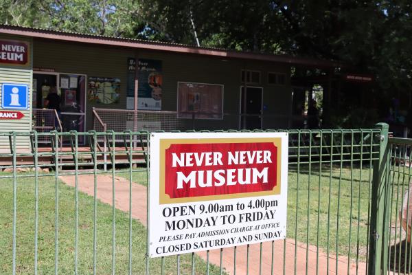 Never Never Museum Entrance