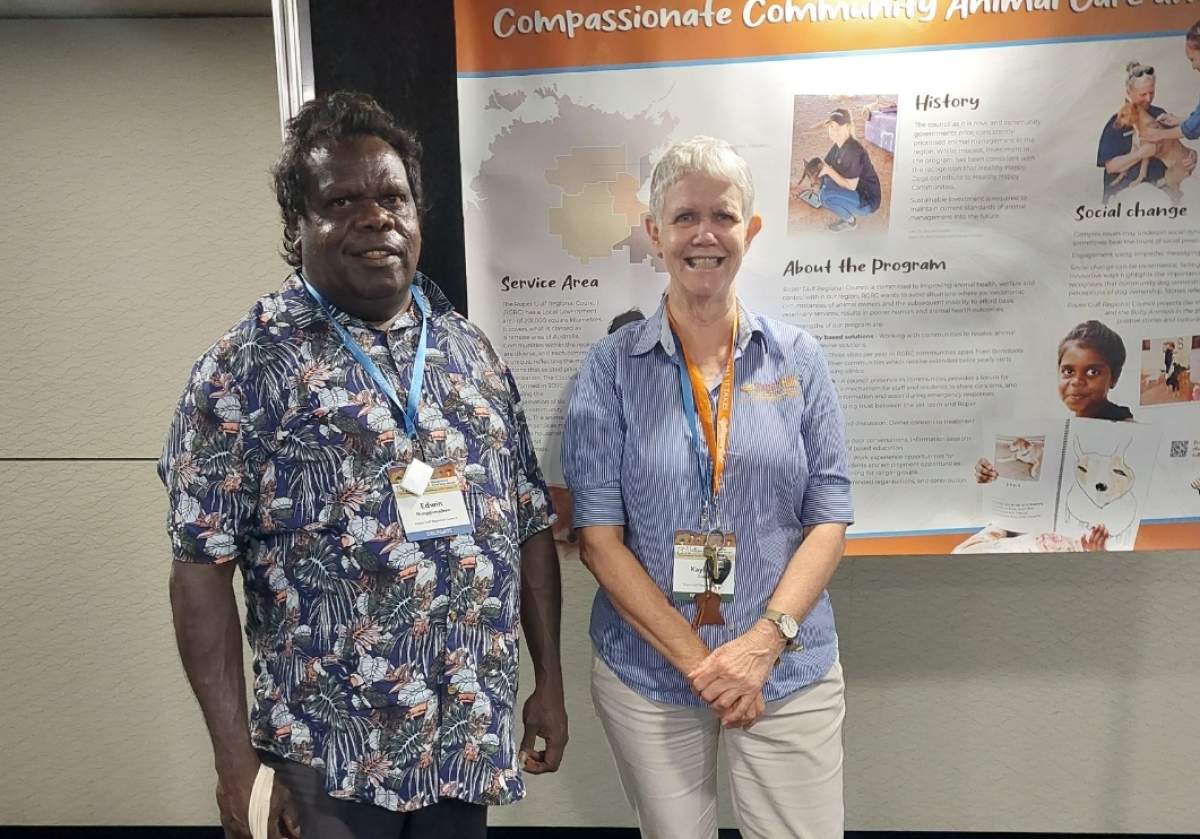 Kay and Edwin at NATSIEH Conference