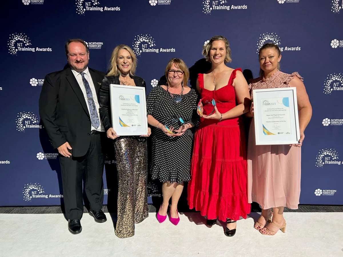  Roper Gulf Regional Council and Bradford Institute Win at NT Training Awards