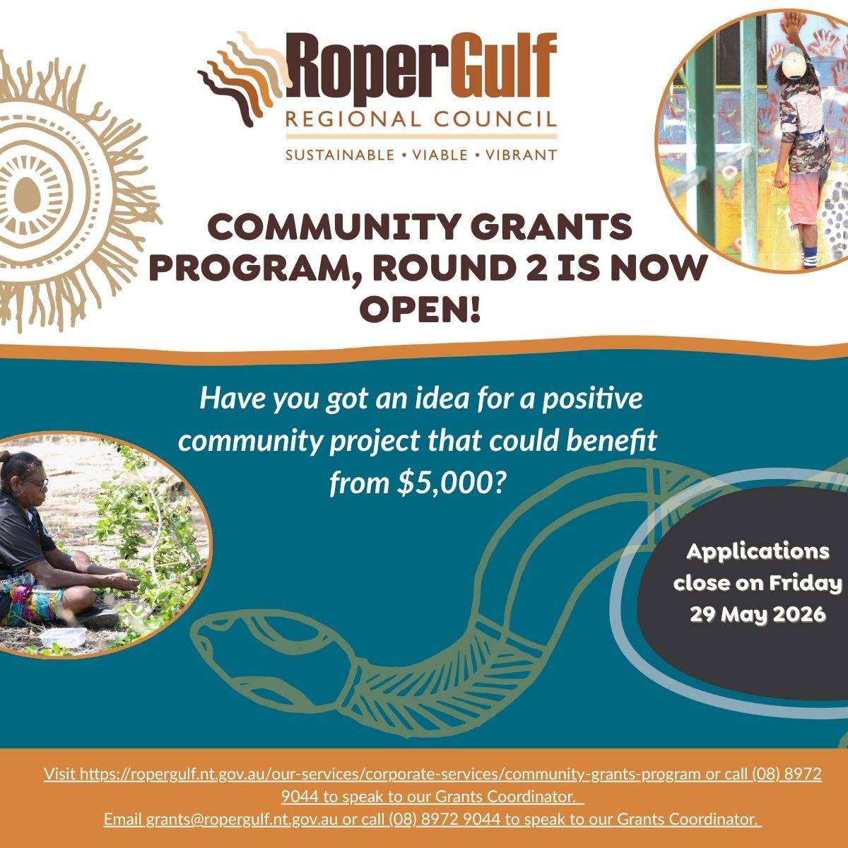 Community Grants Poster