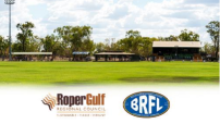 Football oval with AFLNT and RGRC logos